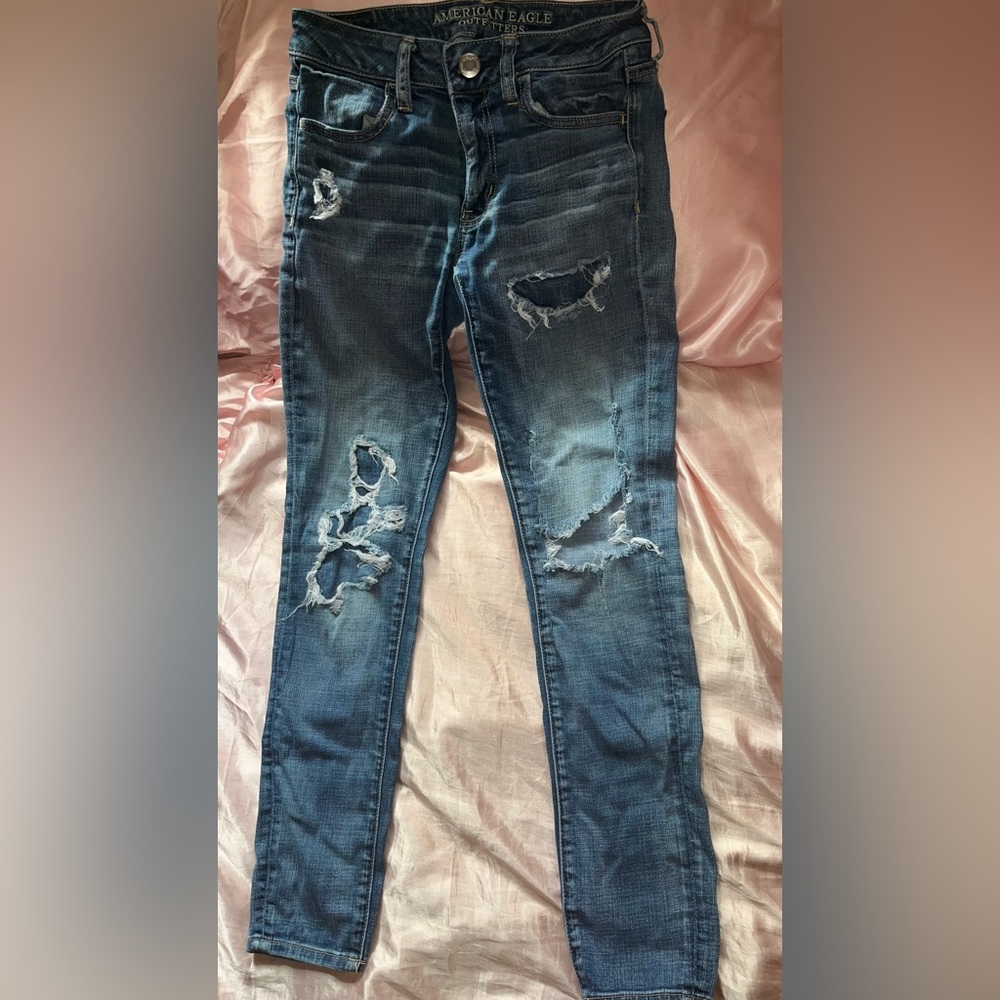 American Eagle Ripped Jeggings